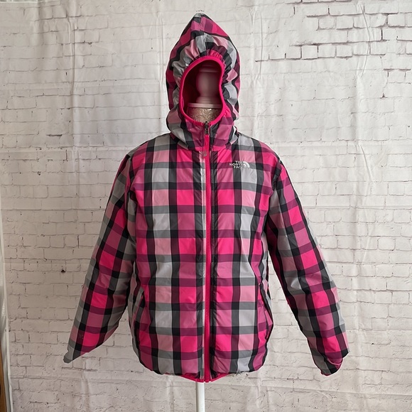 The North Face girls Down reversible jacket size XL 18 - Picture 10 of 16